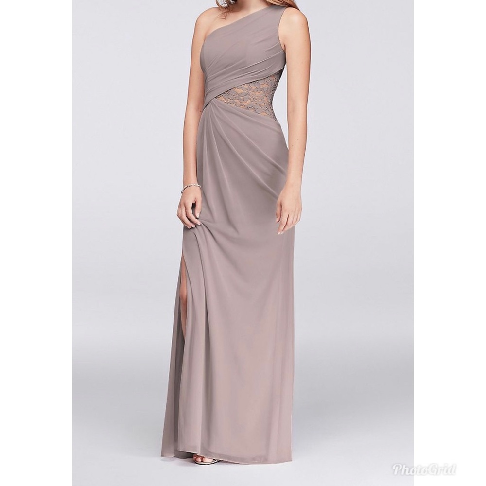 David’s Bridal Dusty Rose Bridesmaid Dress